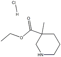 Ethyl 3-Methylpiperidine-3-carboxylate hydrochloride Structure
