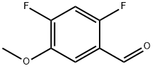 2,4-Difluoro-5-Methoxybenzaldehyde Struktur