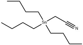 (三丁基锡烷基)乙腈,17729-59-8,结构式