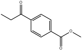 4-プロピオニル安息香酸メチル 化学構造式
