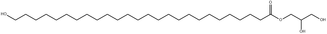 Glycerol 1-(26-hydroxyhexacosaate) Struktur