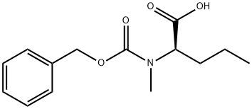 CBZ-N-甲基-D-正缬氨酸 结构式