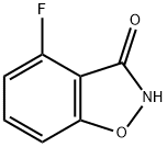 4-氟-1,2-苯并异恶唑-3(2H)-酮 结构式