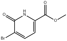 Methyl 5-broMo-6-oxo-1,6-dihydropyridine-2-carboxylate Struktur