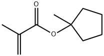 1-Methylcyclopentyl methacrylate Struktur