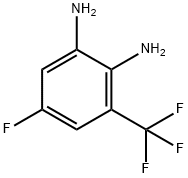 2,3-ジアミノ-5-フルオロベンゾトリフルオリド 化学構造式