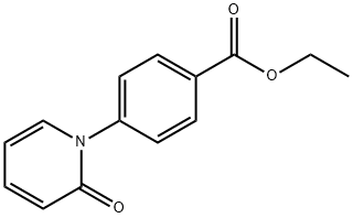 4-(2-氧代吡啶-1(2H)-基)苯甲酸乙酯, 179626-26-7, 结构式