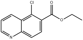 5-氯喹啉-6-甲酸乙酯, 180421-62-9, 结构式