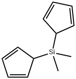 DI(CYCLOPENTADIENYL)DIMETHYLSILANE Struktur