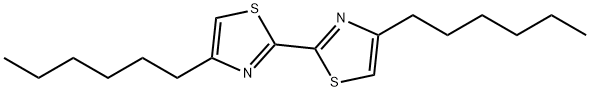 4,4'-Dihexyl-2,2'-bithiazole Structure