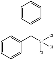 (DIPHENYLMETHYL)TRICHLOROSILANE 化学構造式