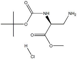 (S)-Methyl 3-aMino-2-((tert-butoxycarbonyl)aMino)propanoate hydrochloride|3-氨基-N-BOC-L-丙氨酸甲酯盐酸盐