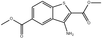 DiMethyl 3-aMinobenzo[b]thiophene-2,5-dicarboxylate Struktur