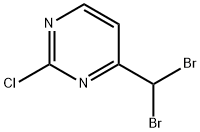 2 - 氯-4 - (二溴甲基)嘧啶, 181363-07-5, 结构式