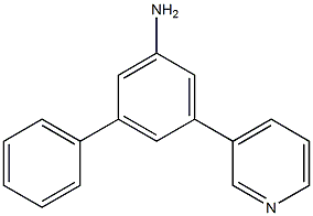 5-(Pyridin-3-yl)-[1,1'-biphenyl]-3-aMine Structure