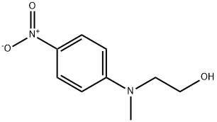 N-乙醇基-N-甲基-对硝基苯胺, 18226-16-9, 结构式