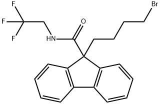 9-(4-broMobutyl)-N-(2,2,2-trifluoroethyl)-9H-fluorene-9-carboxaMide|洛美他派中间体A