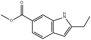 2-乙基-吲哚-6-羧酸甲酯,184150-81-0,结构式