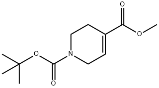4(2H)-Pyridinedicarboxylic acid, 3,6-dihydro-, 1-(1,1-diMethylethyl)4-Methyl ester Structure