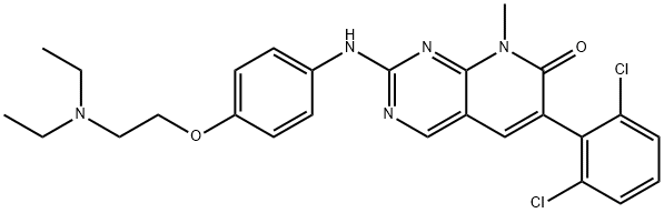 185039-89-8 6-(2,6-二氯苯基)-2-[[4-[2-(二乙基氨基)乙氧基]苯基]氨基]-8-甲基吡啶并[2,3-D]嘧啶-7(8H)-酮