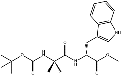 D-Tryptophan, N-[(1,1-diMethylethoxy)carbonyl]-2-Methylalanyl-, Methyl ester|185056-99-9