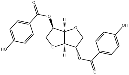 Bis(4-hydroxybenzoyl)-1,4:3,6-dianhydrosorbitol Structure