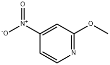 2-甲氧基-4-硝基吡啶, 18614-54-5, 结构式