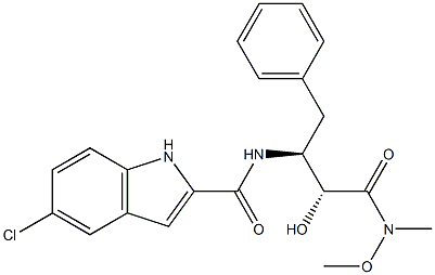 (2R,3S)-3-[(5-クロロ-1H-インドール-2-イル)ホルムアミド]-2-ヒドロキシ-N-メトキシ-N-メチル-4-フェニルブタンアミド price.