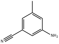 3-AMino-5-Methyl-benzonitrile 化学構造式