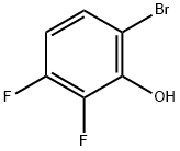 6-ブロモ-2,3-ジフルオロフェノール 化学構造式