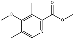 4-甲氧基-3,5-二甲基吡啶甲酸甲酯,187222-18-0,结构式