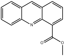 Methyl acridine-4-carboxylate Struktur