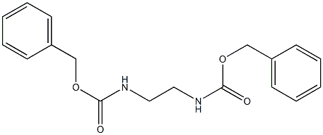 乙烷-1,2-二基二氨基甲酸二苄酯, 18807-67-5, 结构式