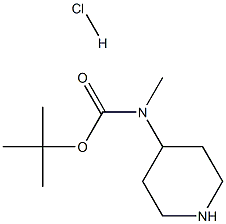 tert-Butyl Methyl(piperidin-4-yl)carbaMate hydrochloride Structure