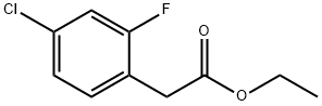 Ethyl 4-chloro-2-fluorophenylacetate Structure