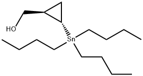 (1R,2S)-2-(三丁基锡烷基)环丙烷甲醇 结构式
