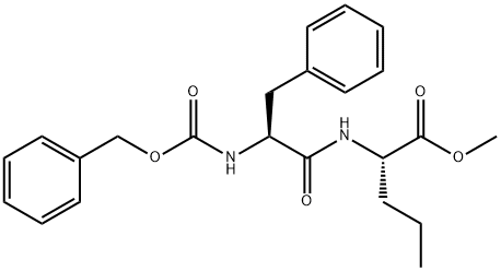 CARBOBENZYLOXY-L-PHENYLALANYL-L-NORVALINE METHYL ESTER Structure