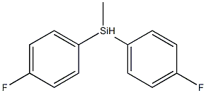 Bis(p-fluorophenyl)Methylsilane, 1893-48-7, 结构式