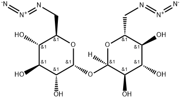 6,6'-ジアジド-6,6'-ジデオキシトレハロース 化学構造式
