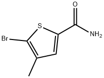 5-broMo-4-Methylthiophene-2-carboxaMide Structure