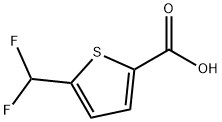 5-(difluoromethyl)thiophene-2-carboxylic acid Structure