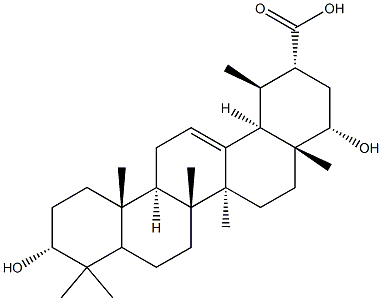 トリプトカル酸A 化学構造式