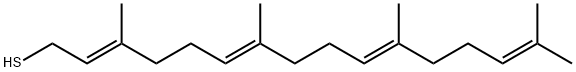Geranylgeranyl Thiol Structure