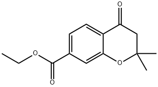 2,2-二甲基-4-氧代色满-7-甲酸乙酯, 191611-56-0, 结构式
