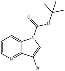 3-溴-1H-吡咯并[3,2-B]吡啶-1-羧酸叔丁酯, 192189-15-4, 结构式