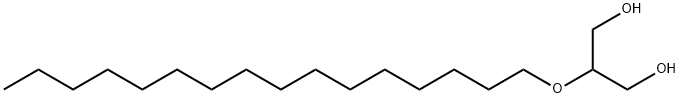 1,3-Propanediol, 2-(hexadecyloxy)- Structure