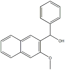 (3-Methoxynaphthalen-2-yl)(phenyl)Methanol Structure
