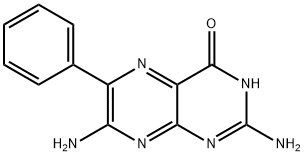 Triamterene Related Compound B (50 mg) (2,7-diamino-4-hydroxy-6-phenylpteridine) Struktur