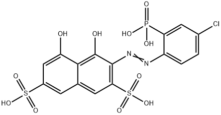 偶氮氯膦 I 结构式