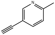 5-エチニル-2-メチルピリジン 化学構造式